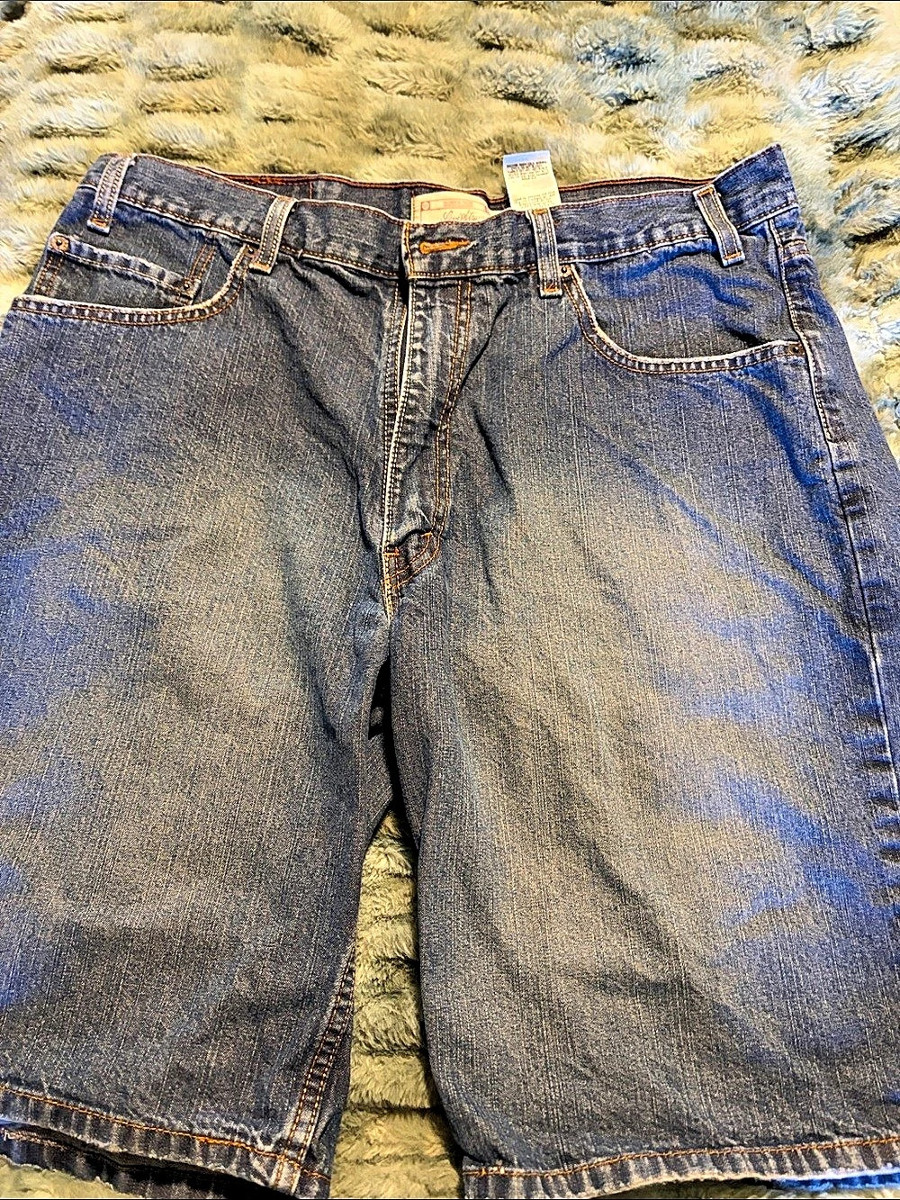 Levi's 550 Men's Blue Denim Jean Shorts Waist 36 - JORTS